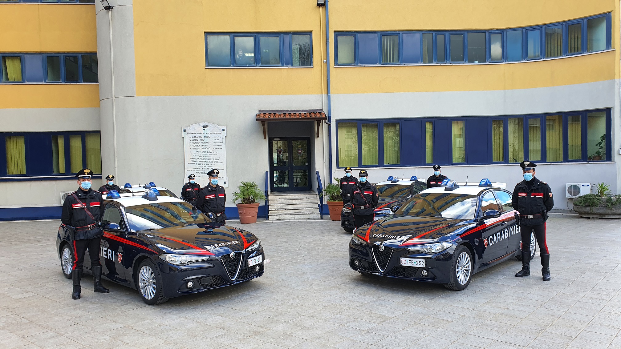 L’Alfa Romeo Giulia Radiomobile 2.0 in dotazione al Comando Provinciale dei Carabinieri
